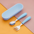 Axyaa Stainless Steel Cartoon Toddler Cutlery Set