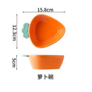 Axyaa Ceramic Carrot Salad Soup Bowl Set