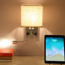 Axyaa LED Wall Lamps with Switch USB Reading Lights for Modern Home Decor