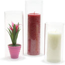 Axyaa Hurricane Glass Candle Holder Shade Clear D10xH20cm