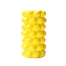 Axyaa Fruit Relief Ceramic Vase, Cute Cartoon Lemon & Strawberry Design