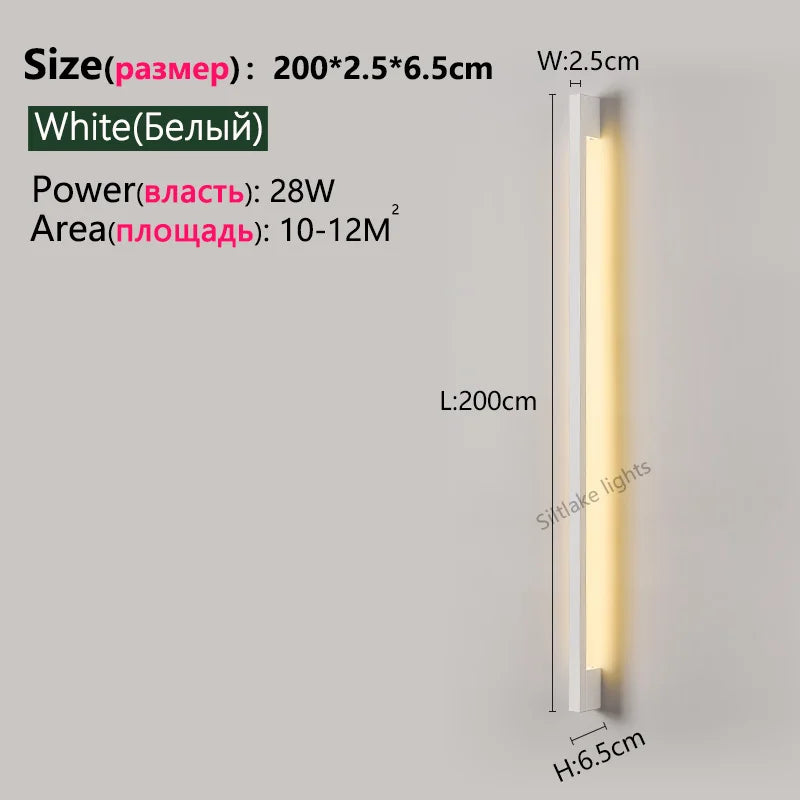 Axyaa Nordic Modern LED Wall Lamp for Indoor Living Room and Bedroom