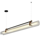 Axya Minimalist Chandelier: Modern Design for Restaurant, Office, Dining Room, Bar