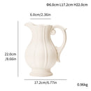 Axyaa Cerc Flower Vase: Luxury Decor for Living Room, European Style, Frosted Glass