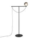 Axyaa Black Texture LED Floor Lamp for Bedroom Living Room Study Eye Protection