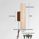 Axyaa Industrial Vintage LED Wall Lamp Yellow Travertine Stone Staircase Lighting
