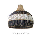 Axyaa Rattan Pendant Lights: Chinese Style Luminaire for Dining, Restaurant