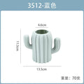 Axyaa White Ceramic-Style Plastic Flower Vase Pot for Home Decoration