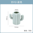 Axyaa White Ceramic-Style Plastic Flower Vase Pot for Home Decoration