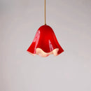 Axyaa Hand-Painted Glass Bellina Pendant Light for Home Decor