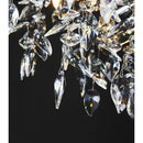 Axyaa Luxury Crystal Pendant Chandelier Chrome Gold Suspension Lamp