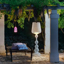 Axyaa Acrylic Retro Floor Lamp - Elegant Wine Glass Design