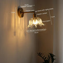 Axyaa LED Wall Lamps: Nordic Modern Style with Pull Chain Switch for Bedroom, Restaurant, Bathroom