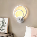 Axyaa LED Music Wall Lamp Modern Spiral Sconce for Home Decor Lighting