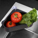 Axyaa Stainless Steel Drain Rack with Sponge Holder & Fruit Drainer