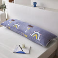 Axyaa Cozy Winter Milk Fleece Double Couple Long Pillowcase