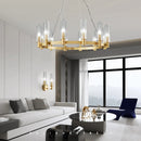Axyaa Crystal Chandelier Pendant Lights - Luxury LED Lighting Fixtures