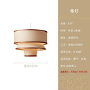 Solid Wood Zen Art Floor Lamp LED E27 Atmosphere Cloth Lampshade by Axyaa