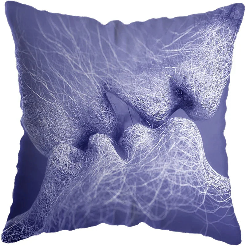 Axyaa Romantic Kiss Painting Pillow Covers - Home Decor Essentials