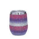 Axyaa Shiny Diamond Stainless Steel Tumbler Thermal Coffee Mug Drinkware