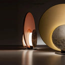 Axyaa Imitation Marble Bedside Desk Lamp Warm Light