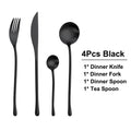 Axyaa Stainless Steel Gold Cutlery Set Matte Kitchen Accessories