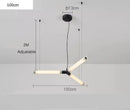 Axyaa Chandelier: Nordic Minimalist Design for Restaurant, Coffee Shop & Living Room