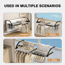 Axyaa Foldable Balcony Clothes Drying Rack - Portable, Retractable, and Space-Saving