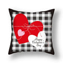 Axyaa Nordic Love Pillowcase 45x45cm - Home Decorative Throw Pillow Cover