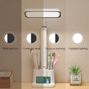 Axyaa LED Desk Lamp: Dimmable Touch Night Light, USB Rechargeable, Eye Protection, Foldable