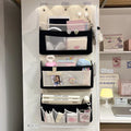 Axyaa Fabric Hanging Organizer with Large Pockets - Foldable Multi-layer Storage Holder