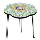 Axyaa Nordic Flower Tray: Handmade Round Foldable Storage Tray