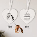 Axyaa Personalized Ceramic Photo Engraved Heartfelt Keepsake Gift