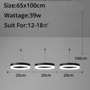Axyaa Nordic Bar Lamps Chandelier Dining Table Lamp Creative Modern Living Room