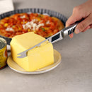 Axyaa Cheese Knife Stainless Steel Kitchen Tool Butter Pizza Cutter Circular Handle