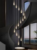 Axyaa Minimalist Chandelier for Modern Indoor Lighting in Living Room & Bedroom