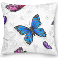 Axyaa Butterfly Flower Cushion Cover - Elegant Home & Office Decor