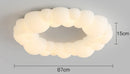 Axyaa Nordic Cloud Cream Ceiling Light Chandelier, Warm Atmosphere for Bedroom & Restaurant