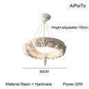 Axyaa French Luxury Plaster Ceiling Lamp for Elegant European Baroque Decor.