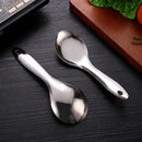 Axyaa Stainless Steel Rice Spoon Public Spoon Vegetable Spoon Kitchen Utensils