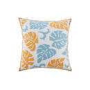 Axyaa Retro Embroidered Square Sofa Pillows for American Rustic Style Décor
