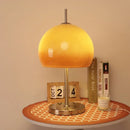 Axyaa Retro Glass Table Lamp LED Floor Lamp Gradient Orange Bedroom Living Room