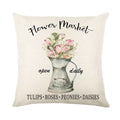 Axyaa Lavender Print Collection Pillowcase for Home Decor and Bedding