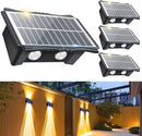Axyaa Solar Wall Lamp: Up/Down Light for Porch Garden, Balcony, Street