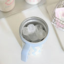 Axyaa 1000ML Insulated Stainless Steel Water Cup with Handle and Straw