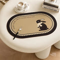 Axyaa Nordic Leather Dinner Mats Heat Insulation Home Decoration Table Placemat