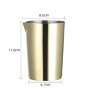 Axyaa Stainless Steel Cocktail Shaker Tin Latta Art Coffee Cup