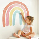 Watercolor Rainbow Wall Stickers for Kids Room by Axyaa