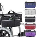 Axyaa Wheelchair Armrest Storage Bag - Large Capacity Organizer