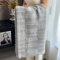 Axyaa Boho Cotton Throw Blanket for Bed Couch All Seasons Lightweight Quilt